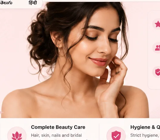 Wedding beauty services for family and guests in Khammam